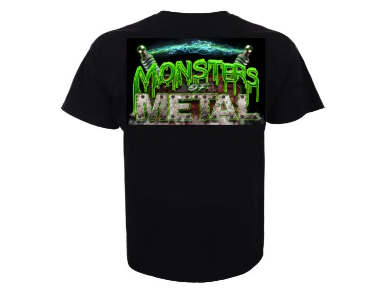 The Monsters of Metal T-Shirt Back