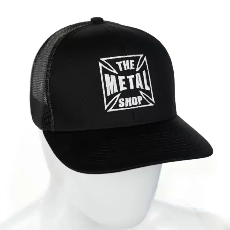 The Metal Shop Merchandise - Black Mesh Hat-6